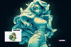 Hologram Photo Effect
