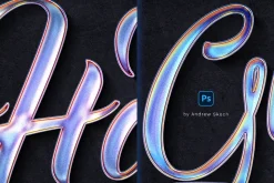 Holographic Text Effects