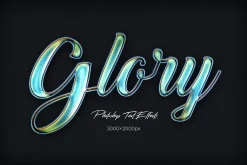 Holographic Text Effects