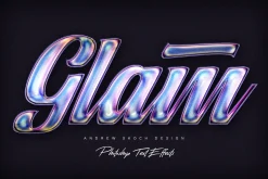 Holographic Text Effects