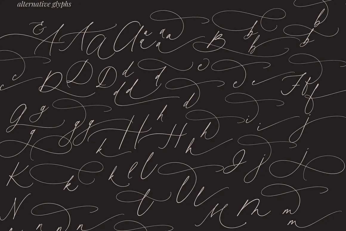 Honey Vineyard // Modern Calligraphy
