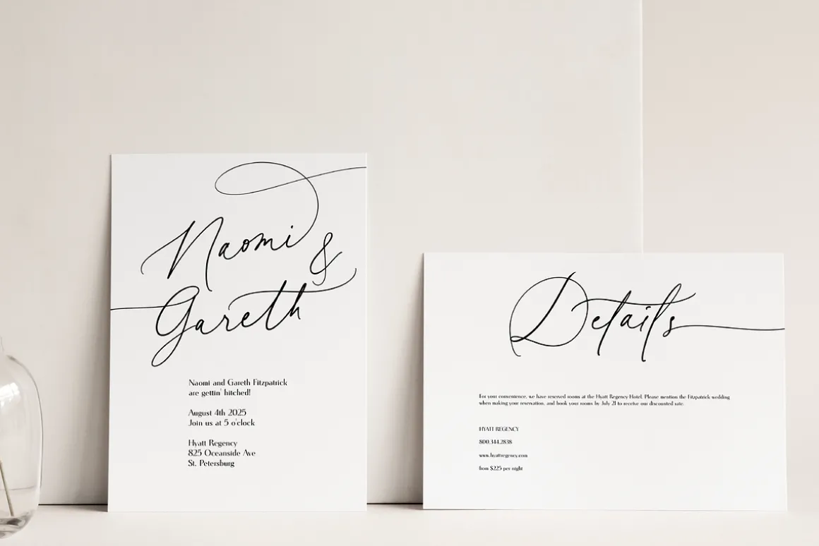 Honey Vineyard // Modern Calligraphy