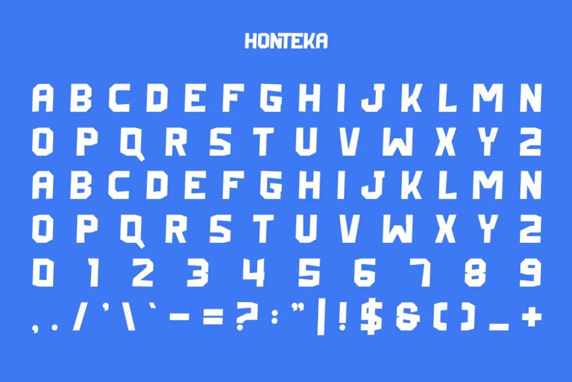 Honteka - Comic Font