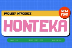 Honteka - Comic Font