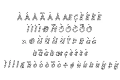 HOOKLINE Monogram rounded logo font