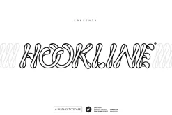 HOOKLINE Monogram rounded logo font