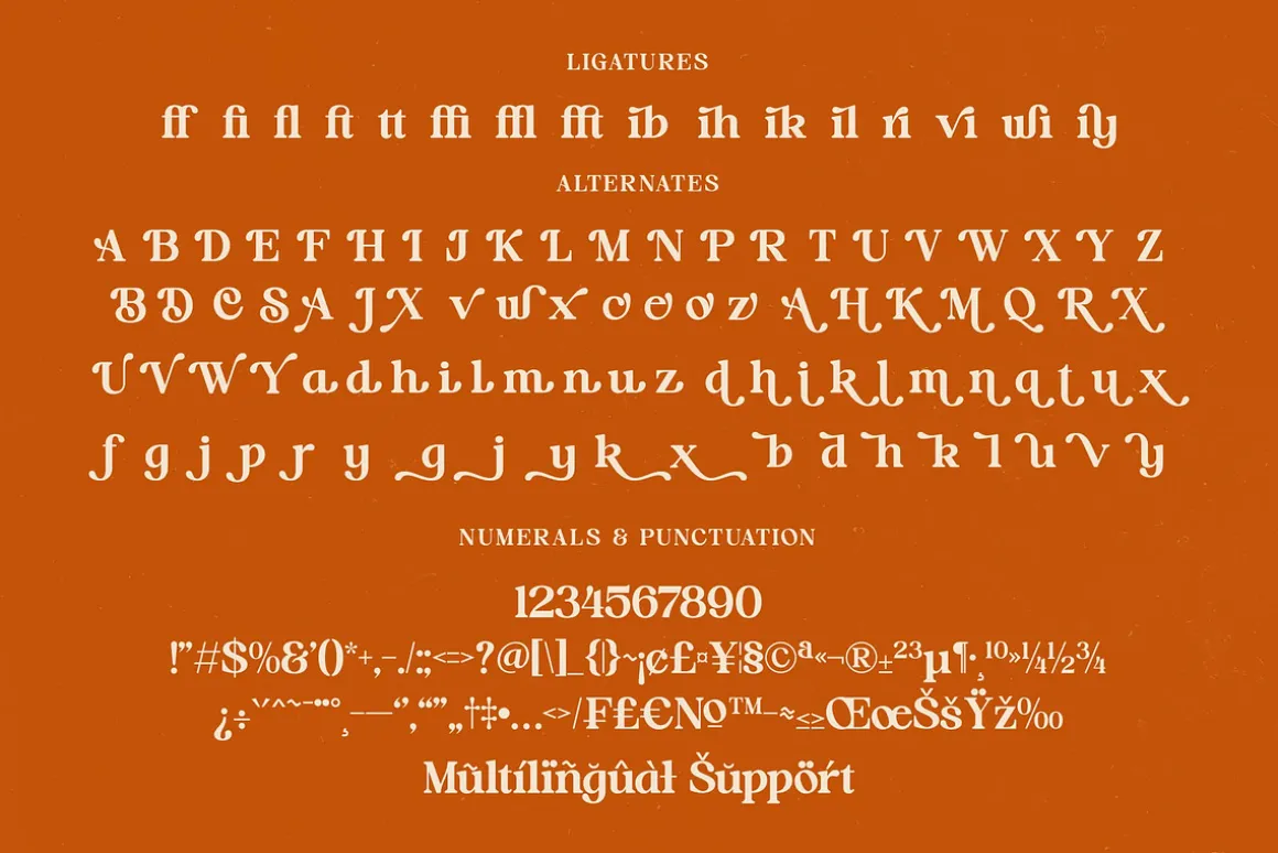 Hot Caramel Bold Serif Display