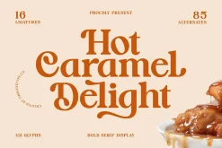 Hot Caramel Bold Serif Display