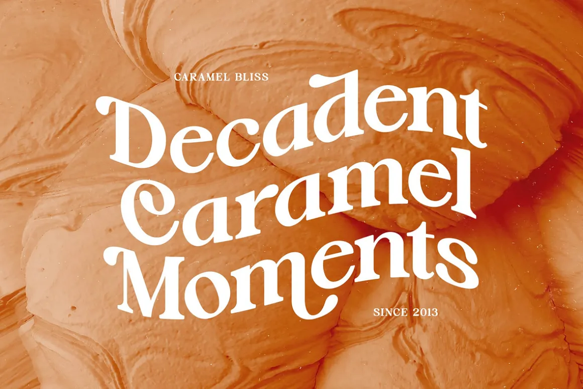 Hot Caramel Bold Serif Display