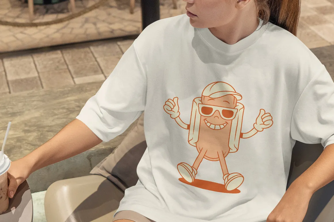 Hot Dog Cartoon Mascot Character