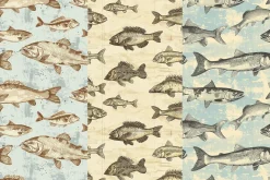 10 Hudson's Vintage Fish Patterns