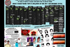 Huge Procreate Portrait Toolkit