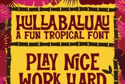 Hullabaluau Font
