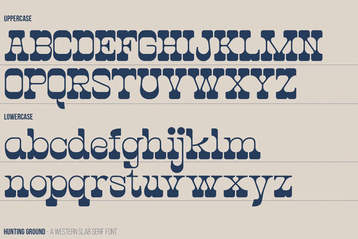 Hunting Ground | Western Slab Serif