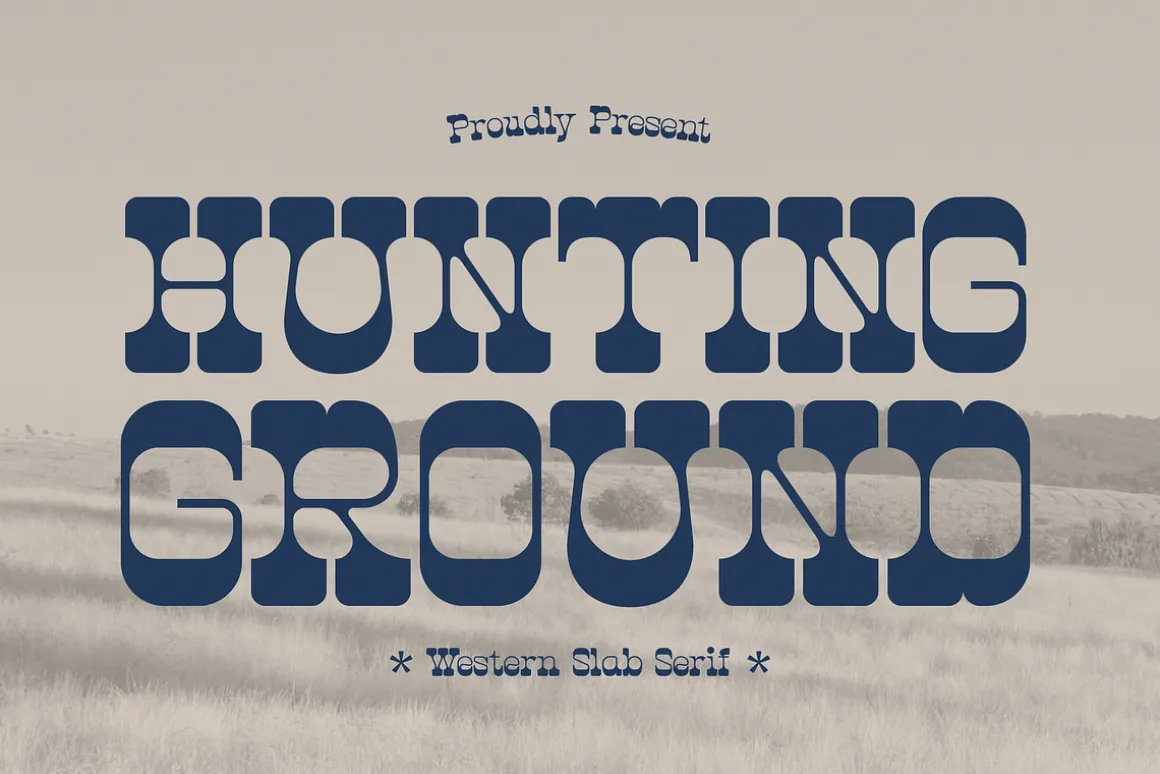 Hunting Ground | Western Slab Serif