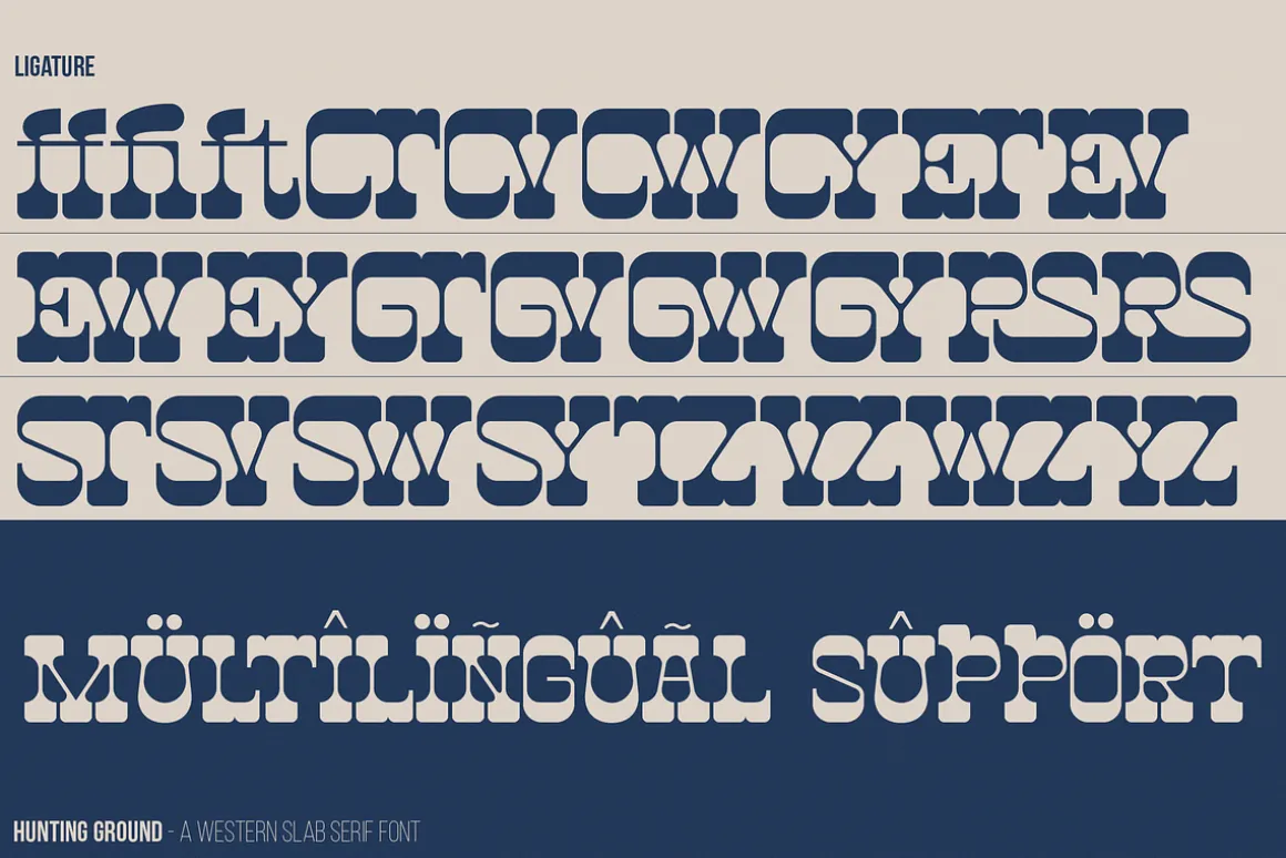 Hunting Ground | Western Slab Serif