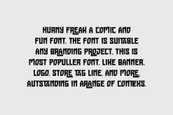 Hurny Freak - Funny Font