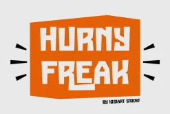 Hurny Freak - Funny Font