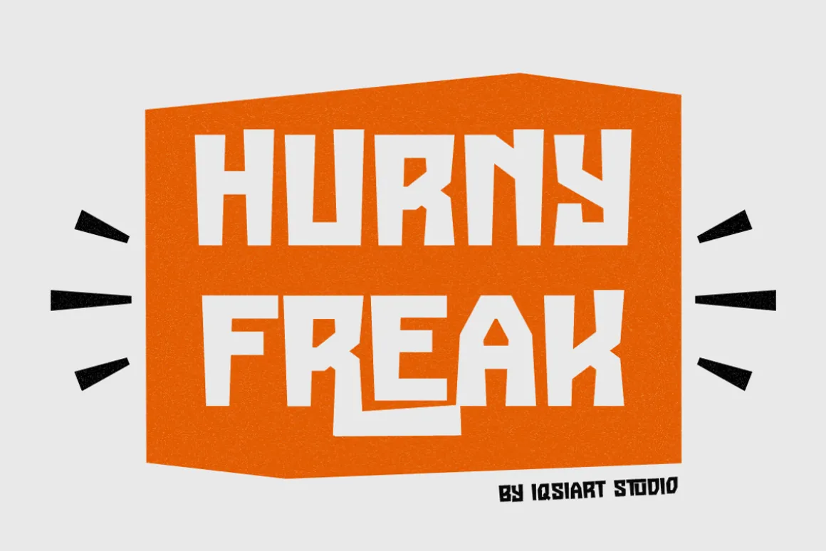 Hurny Freak - Funny Font
