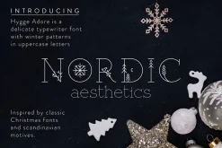 Hygge Adore - Christmas Serif Font