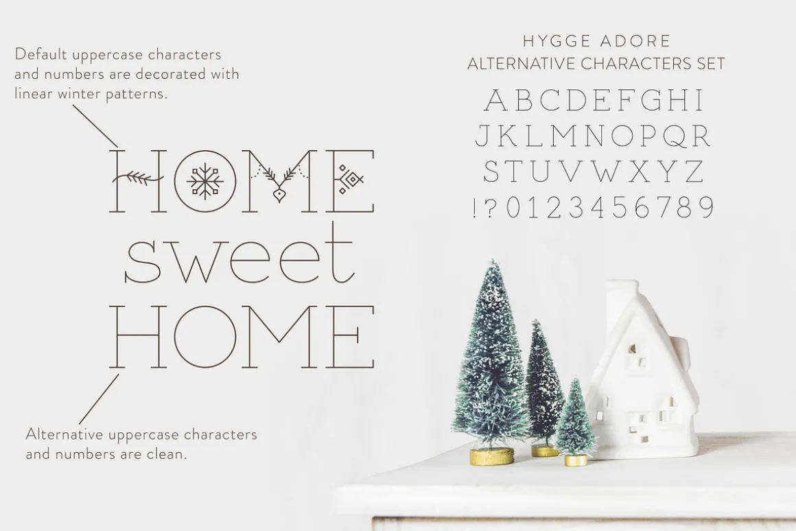 Hygge Adore - Christmas Serif Font