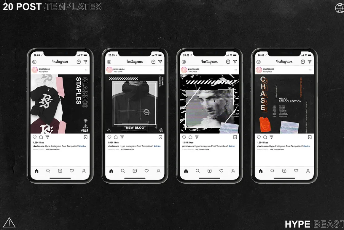 Hype Instagram Story/Post Templates