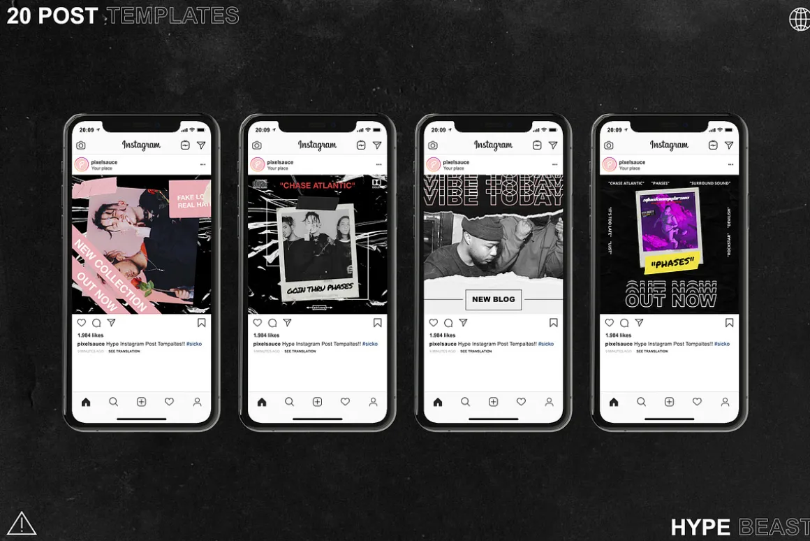 Hype Instagram Story/Post Templates