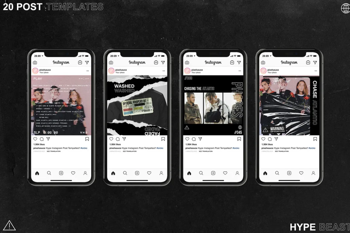 Hype Instagram Story/Post Templates