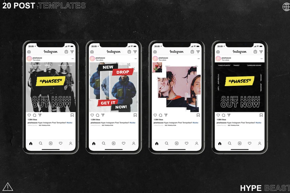 Hype Instagram Story/Post Templates