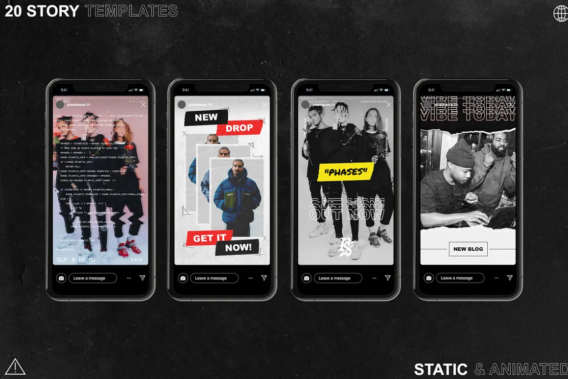 Hype Instagram Story/Post Templates
