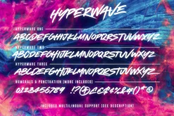 HYPERWAVE Marker Font