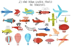I Believe I Can Fly. Gouache Set.