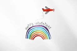 I Believe I Can Fly. Gouache Set.