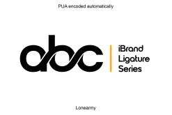 iBrand Ligature - Logo Font