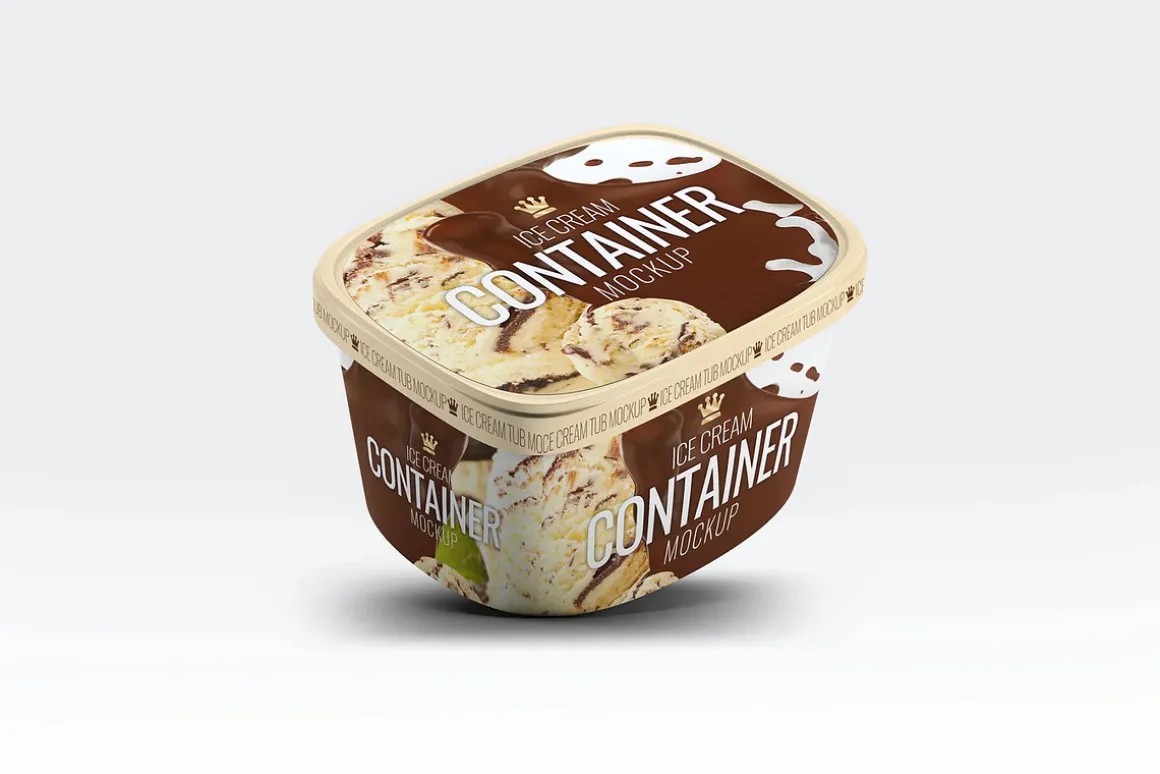 Ice Cream Container Mock-Up