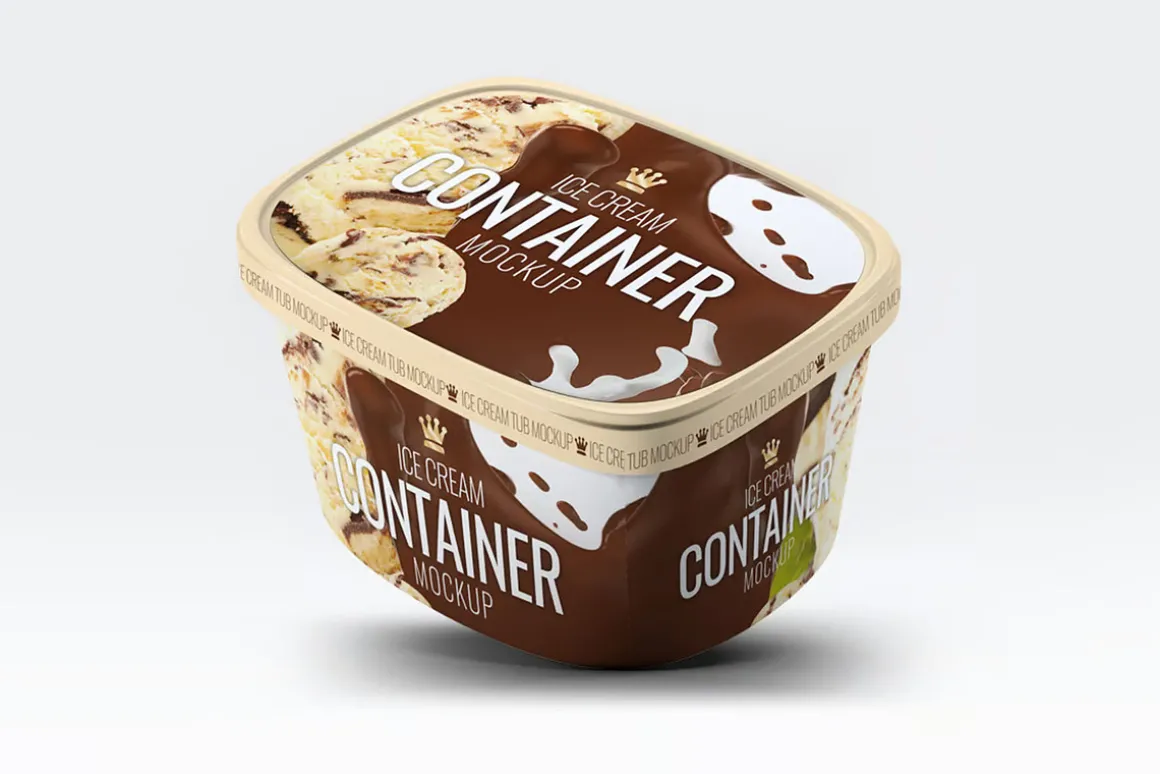 Ice Cream Container Mock-Up