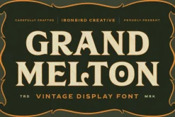 IC Grand Melton - Display Typeface