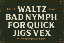IC Grand Melton - Display Typeface