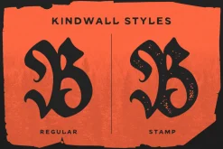 IC Kindwall - Organic Blackletter