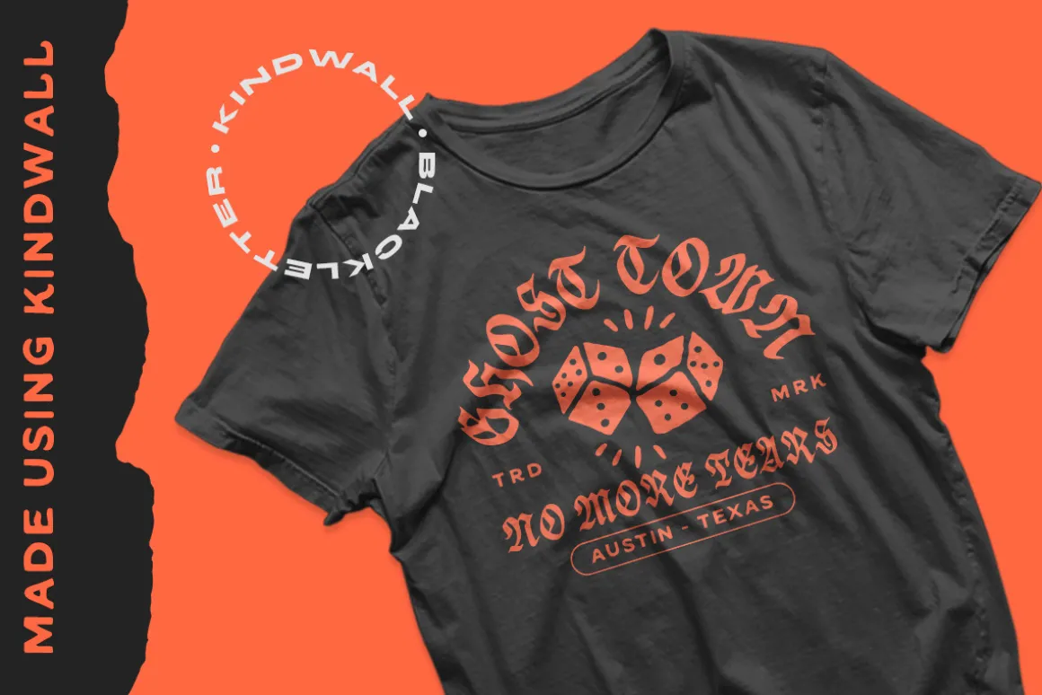 IC Kindwall - Organic Blackletter