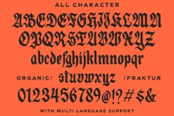 IC Kindwall - Organic Blackletter