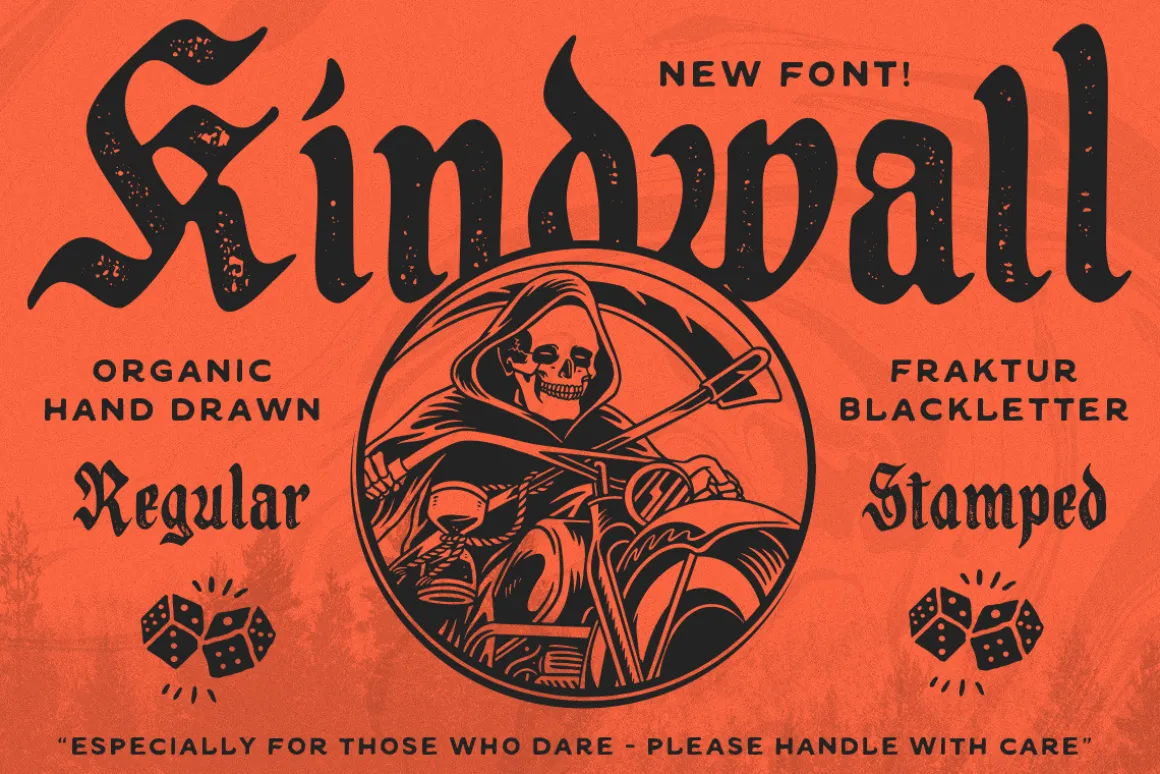 IC Kindwall - Organic Blackletter