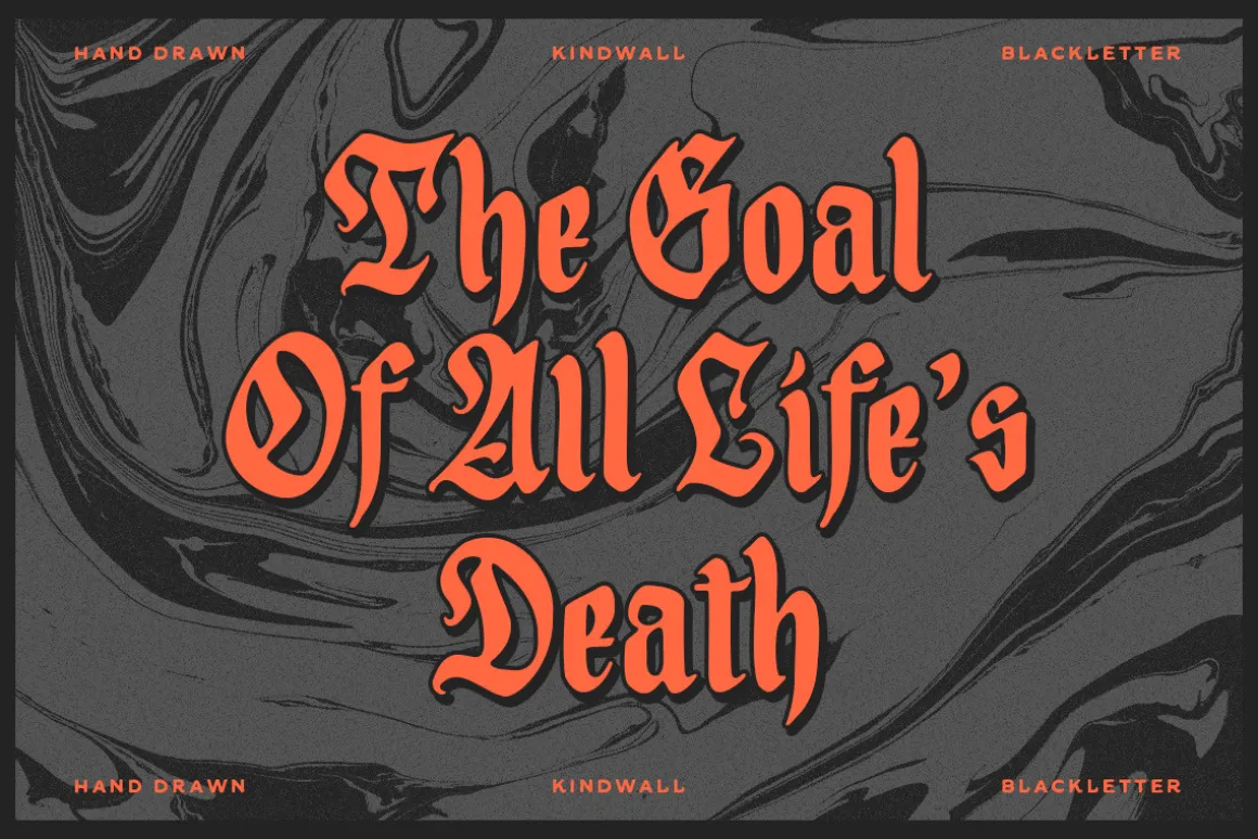 IC Kindwall - Organic Blackletter