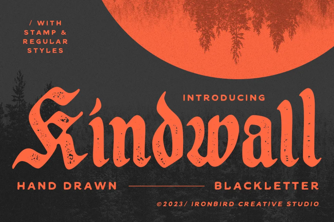 IC Kindwall - Organic Blackletter