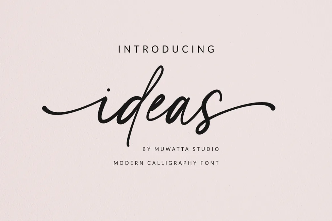 Ideas Script Font