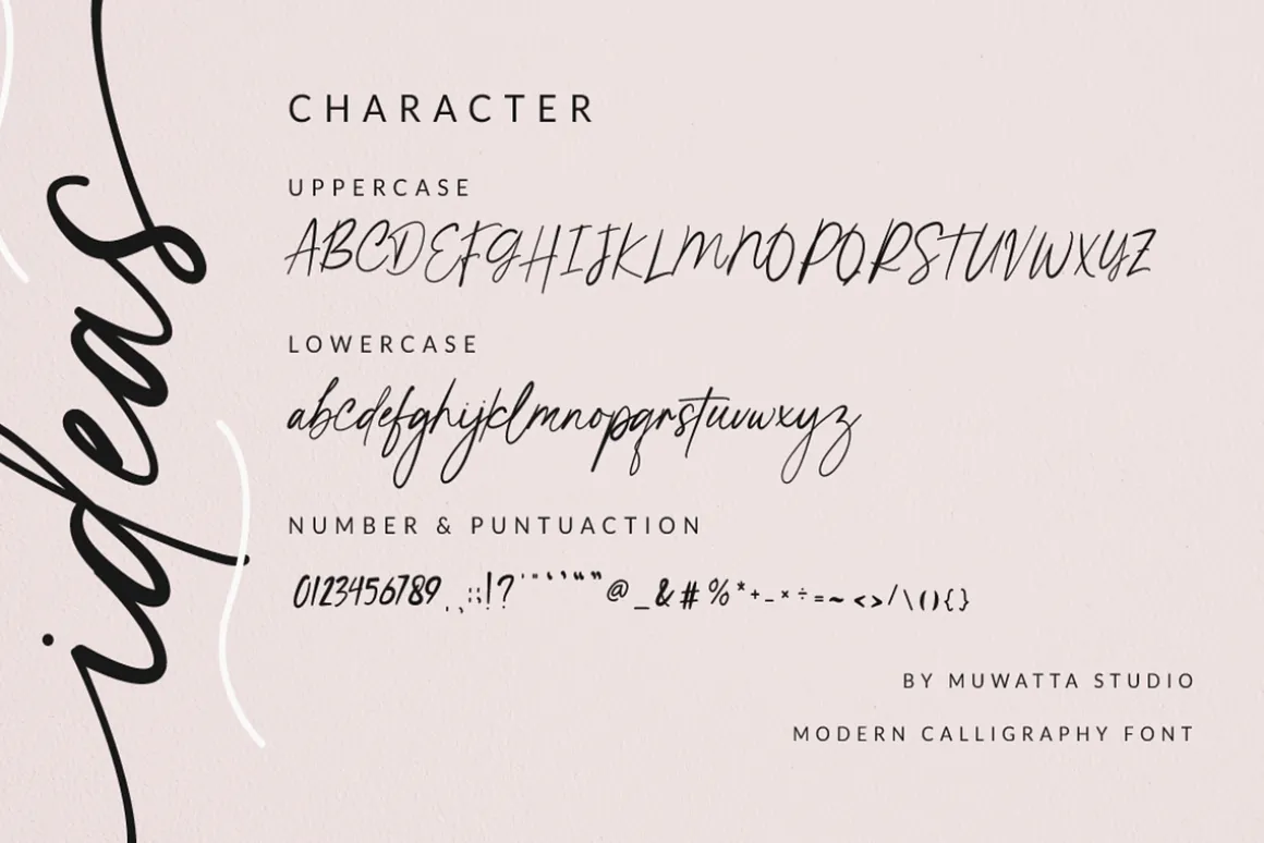 Ideas Script Font