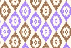 Ikat Diamond Seamless Vector Pattern