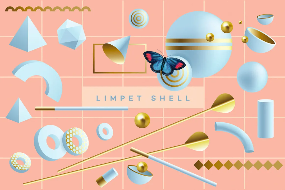 Illusion- 3D Geometric Objects