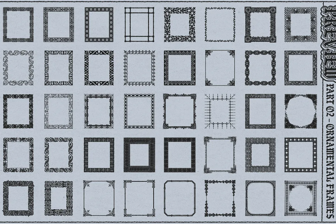 Illustrator Frames Brushes
