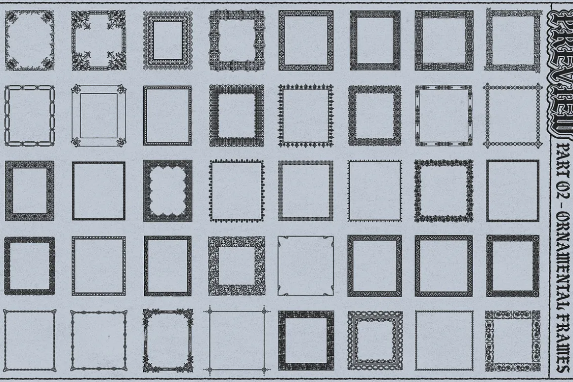 Illustrator Frames Brushes